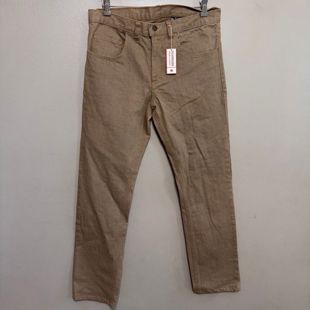 Dearborn men’s khaki colored denim size 32x30